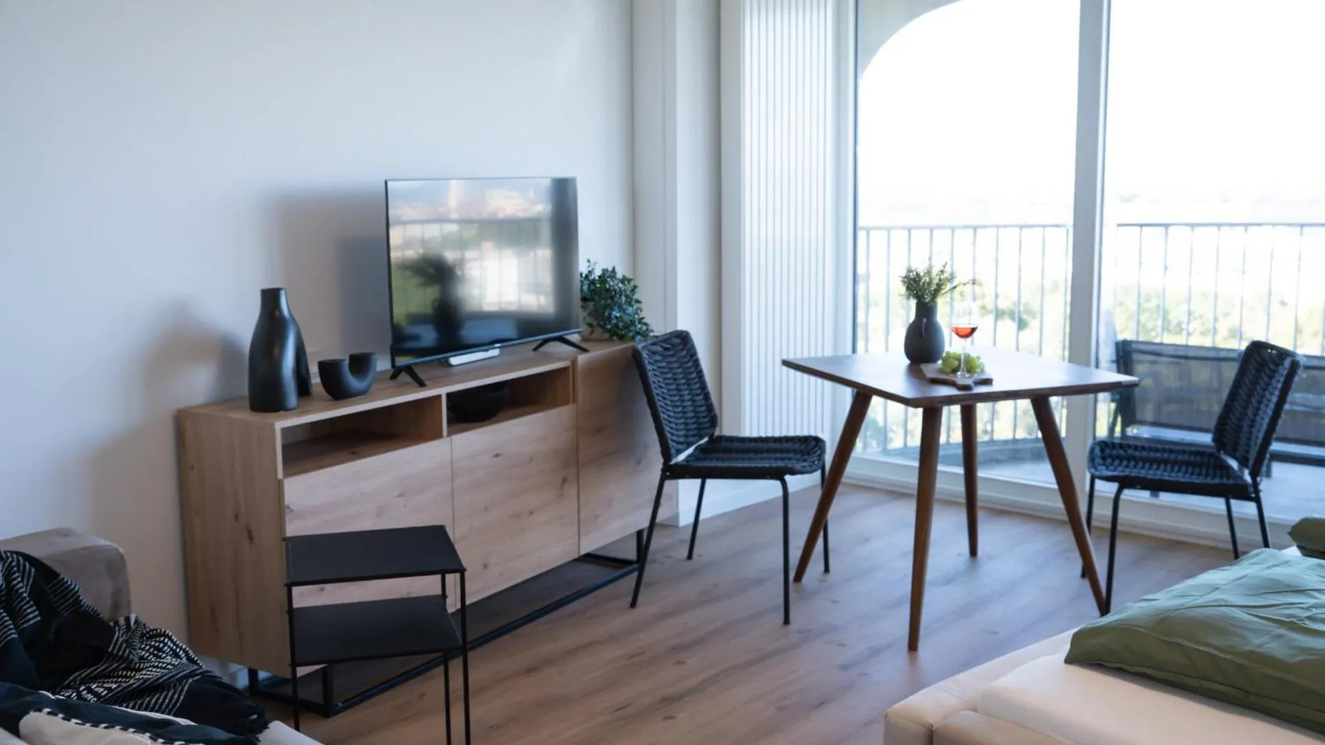 Helles Apartment mit tollem Blick über Augsburg